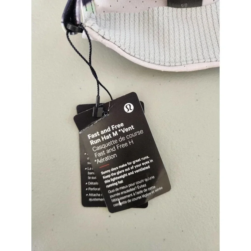NWT Lululemon Fast Free Run Hat *Vent PGM1 Paint Glide Multi One Size $48